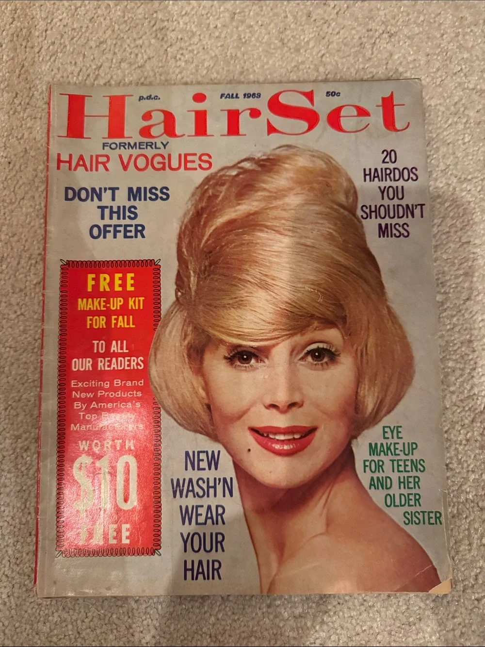 Vintage Women's Hair Magazine - Blonde Cover